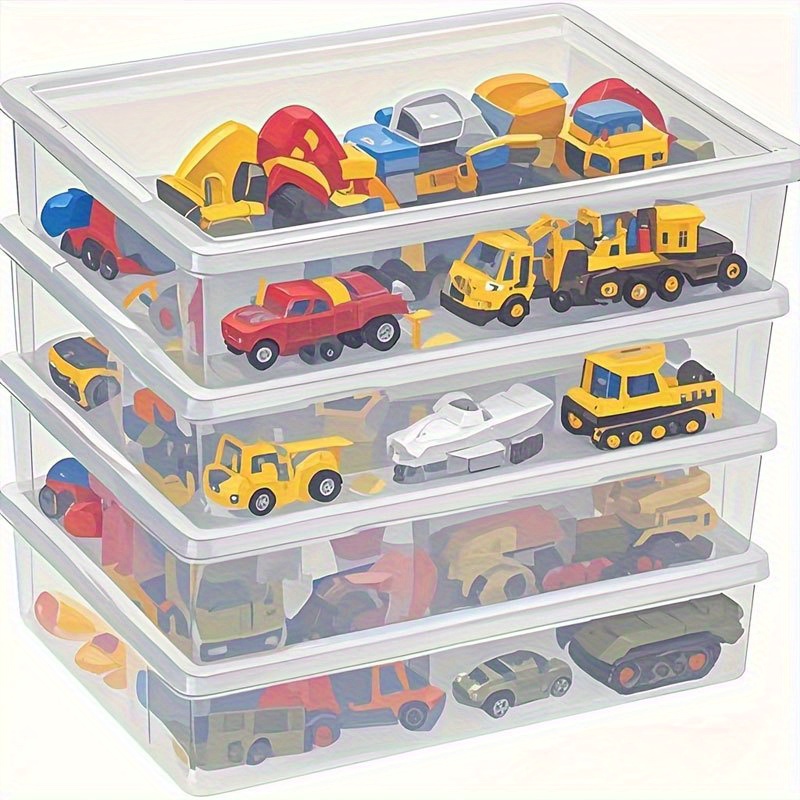 Home Improvement Game - Durable Transparent Plastic Storage Box with