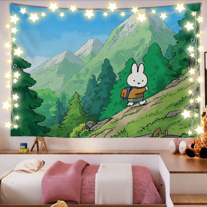 Home Improvement Tv Show - Anime Miffy Background Cloth Bedside Decoration
