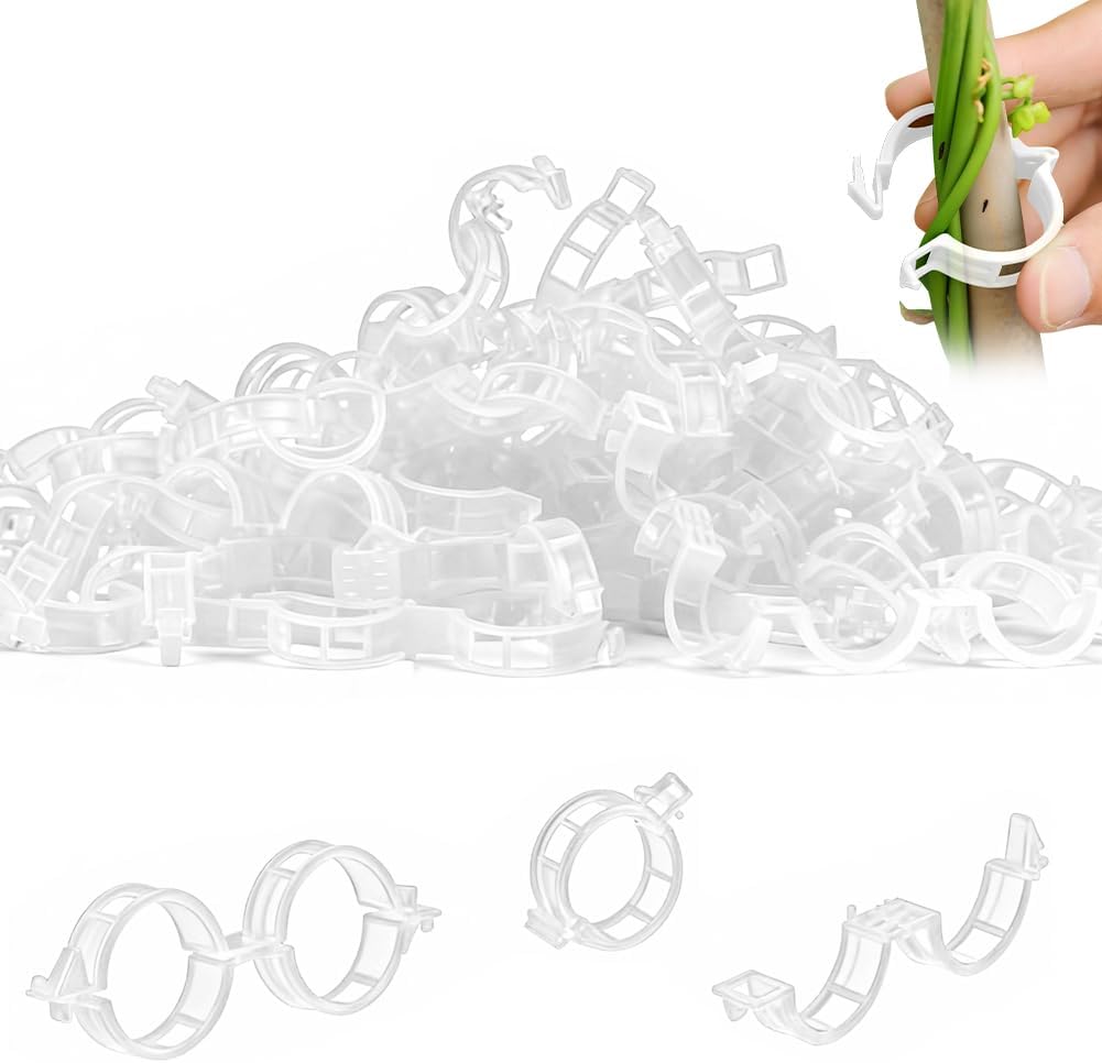 Home Improvement Hardware - 100PCS Plant Support Clips Reusable Garden