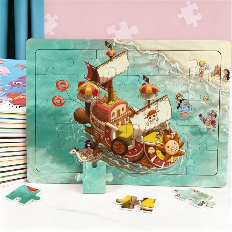 Home Improvement Game - 30pcs One Piece Puzzle Cartoon Anime