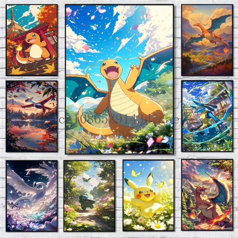 Home Improvement Tv Show - Pokemon Anime Figures Hd Canvas Painting