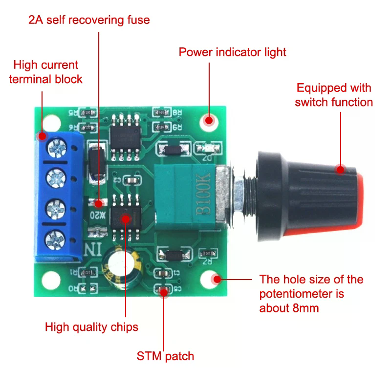 1Pcs Adjustable Speed DC Motor - огляд і ціна Home Improvement Usa
