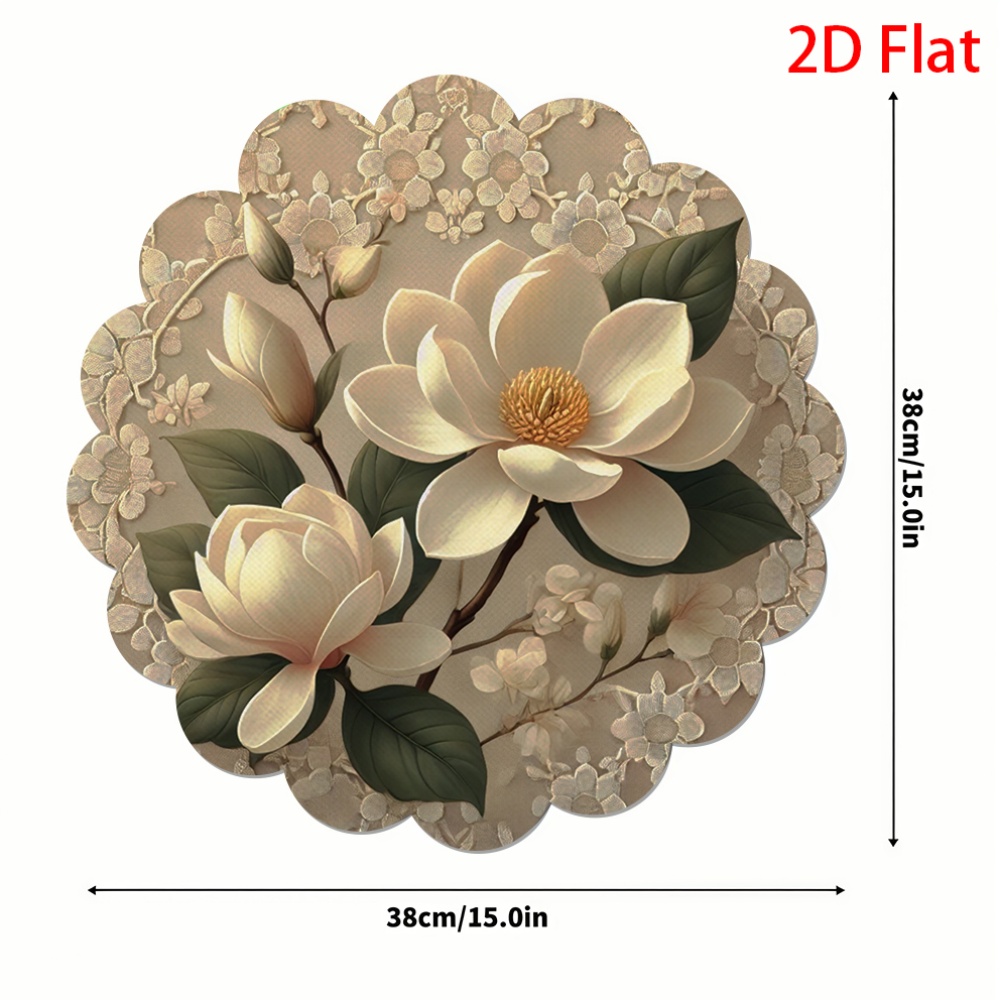 4 flat white floral lace place - огляд і ціна Home Improvement Kitchen