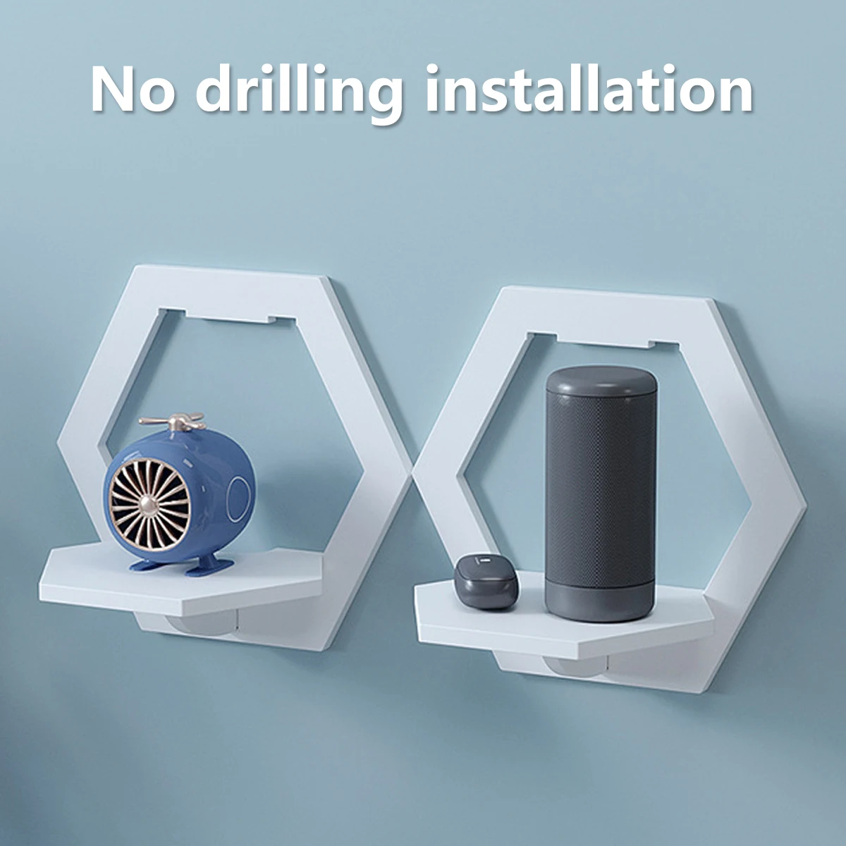 3Pcs Hexagon Wall Shelf Punch  - огляд і ціна Home Improvement Tv Show
