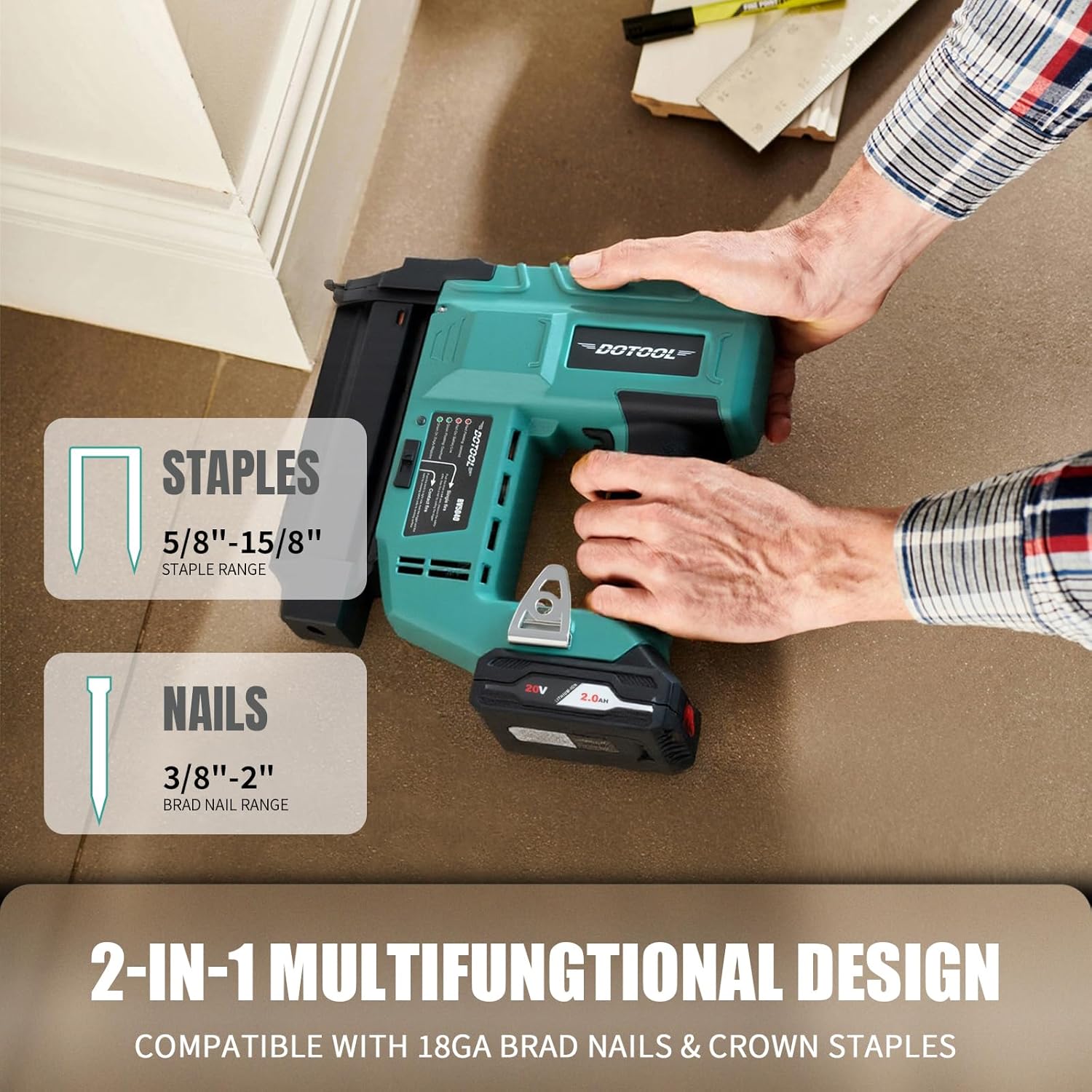 Battery-Powered Cordless Nail  - огляд і ціна Home Improvement Brad