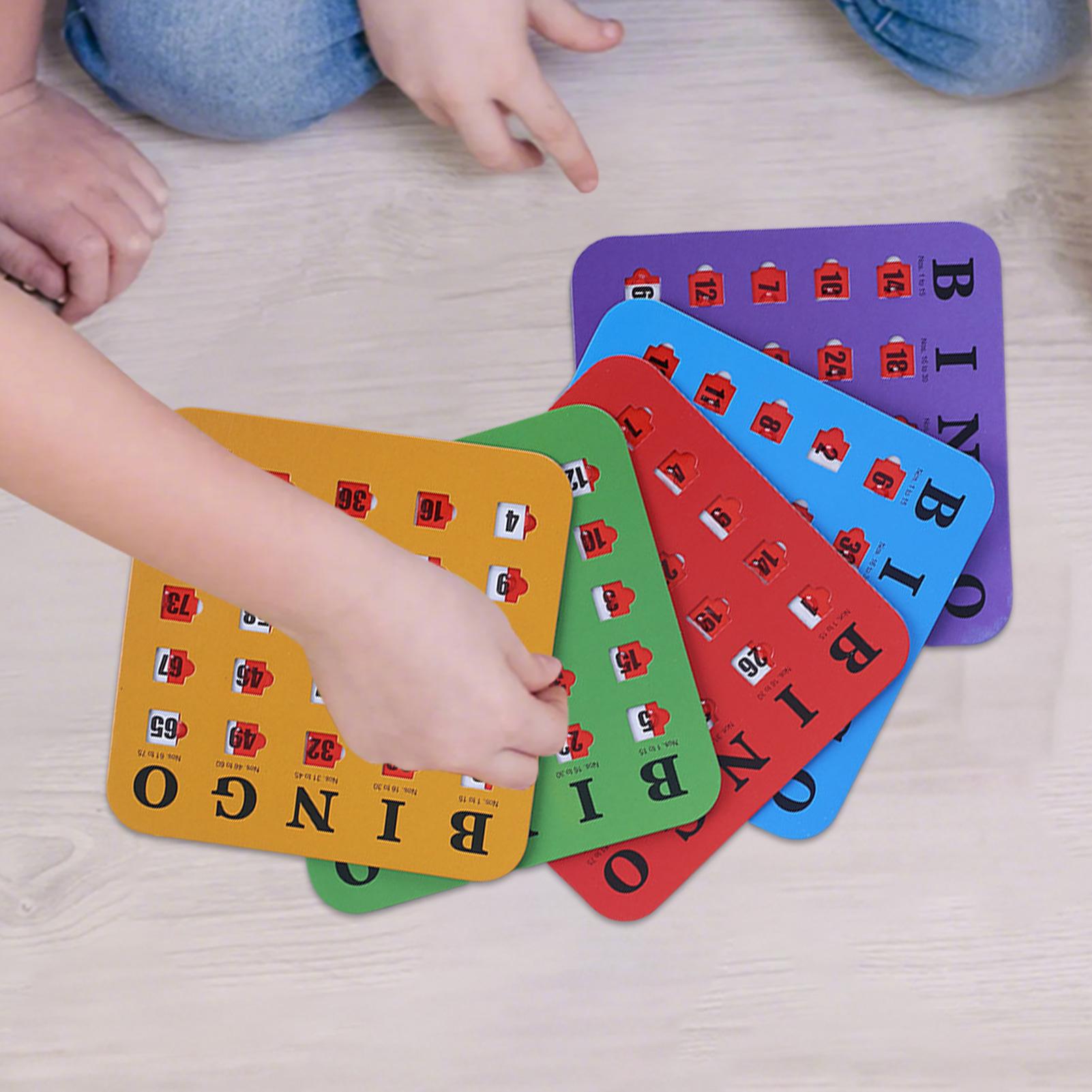5pcs Sliding Bingo Game Cards  - огляд і ціна Home Improvement Game