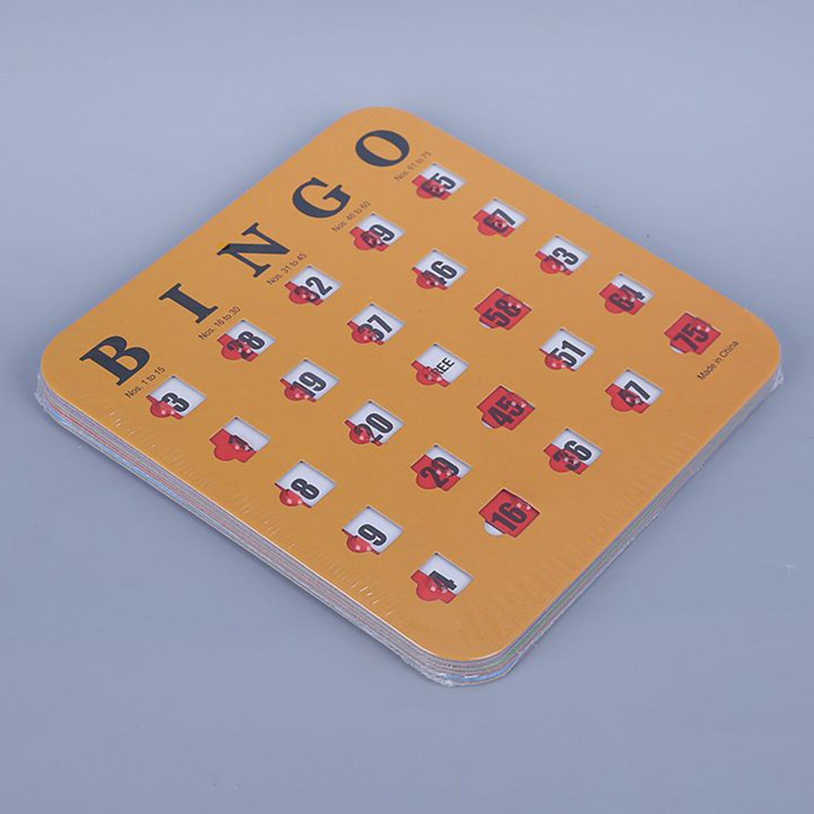 5pcs Sliding Bingo Game Cards  - огляд і ціна Home Improvement Game