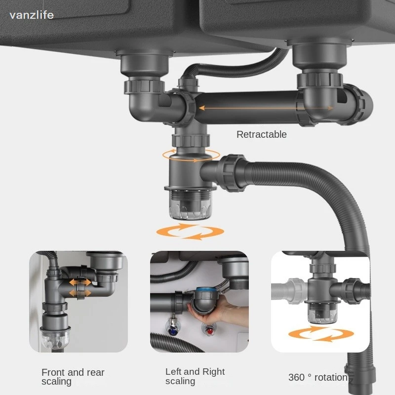 Kitchen Sink Drainer Set Veget - огляд і ціна Home Improvement Kitchen