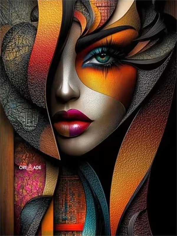 Painting By Numbers Woman Face - огляд і ціна Home Improvement Tv Show