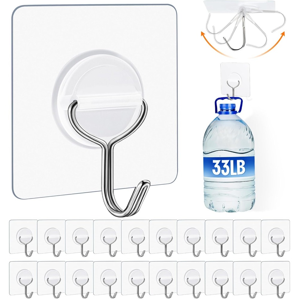 Heavy Duty Adhesive Wall Hooks - огляд і ціна Home Improvement Kitchen