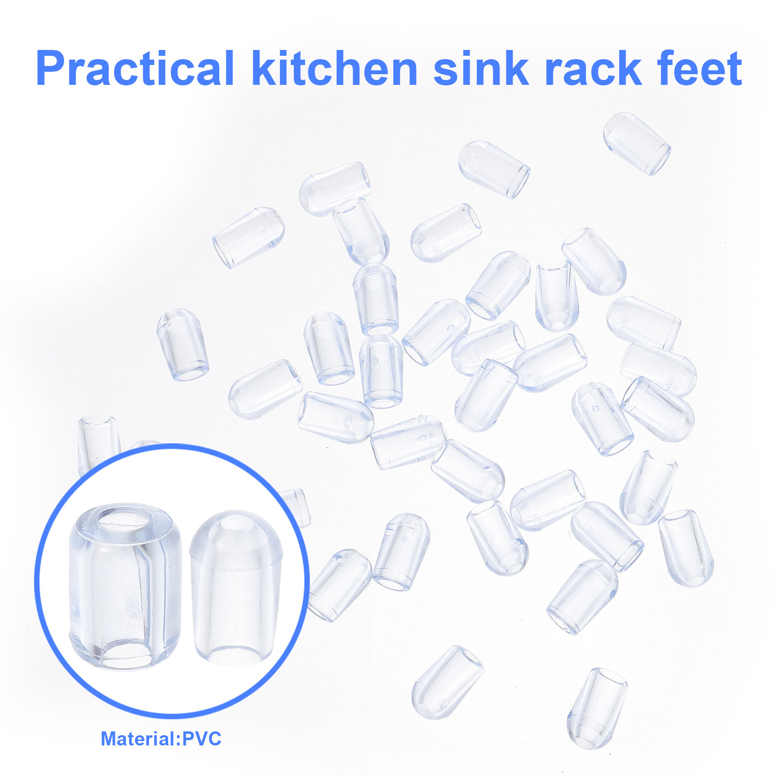 80Pcs Kitchen Sink Grid Feet P - огляд і ціна Home Improvement Kitchen