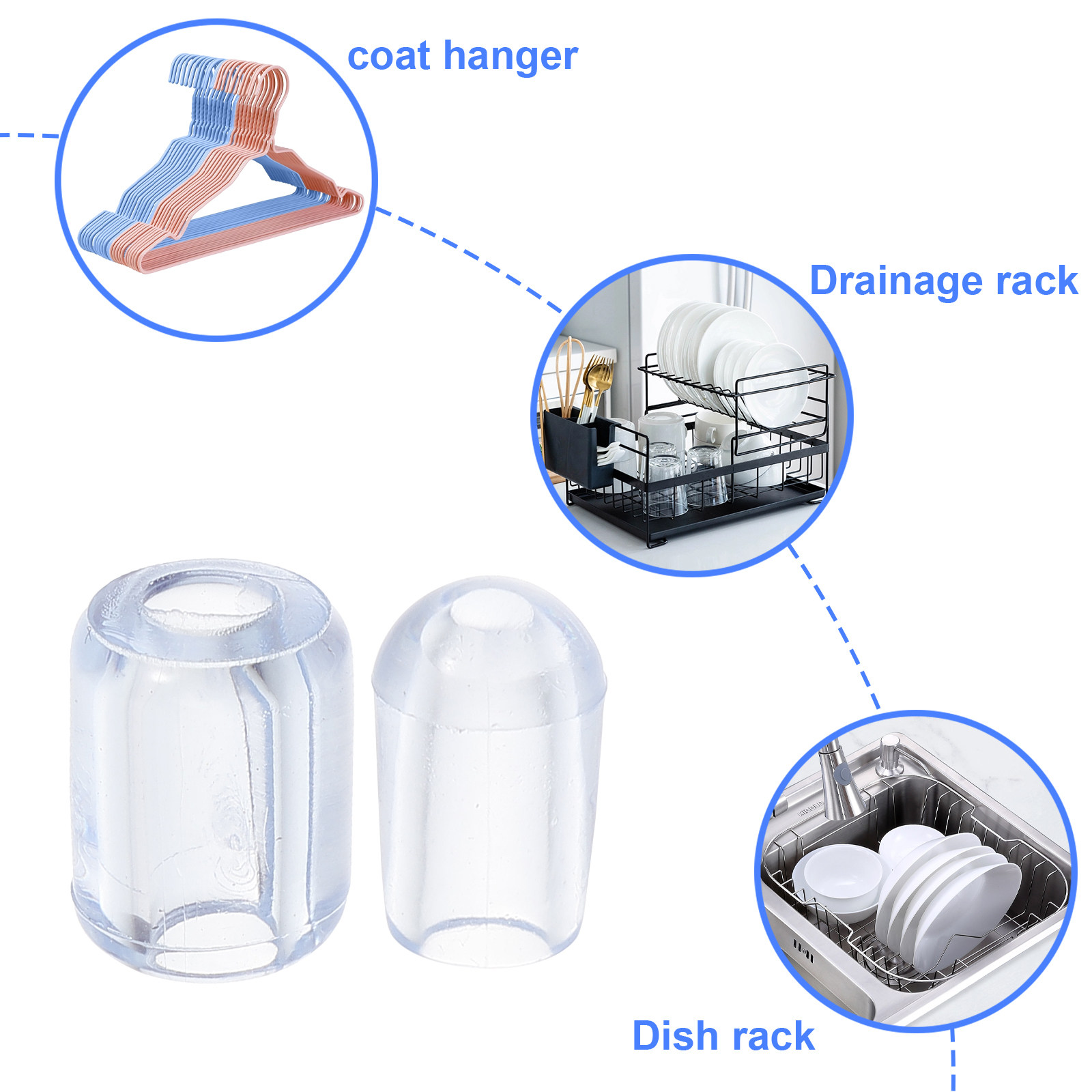 80Pcs Kitchen Sink Grid Feet P - огляд і ціна Home Improvement Kitchen