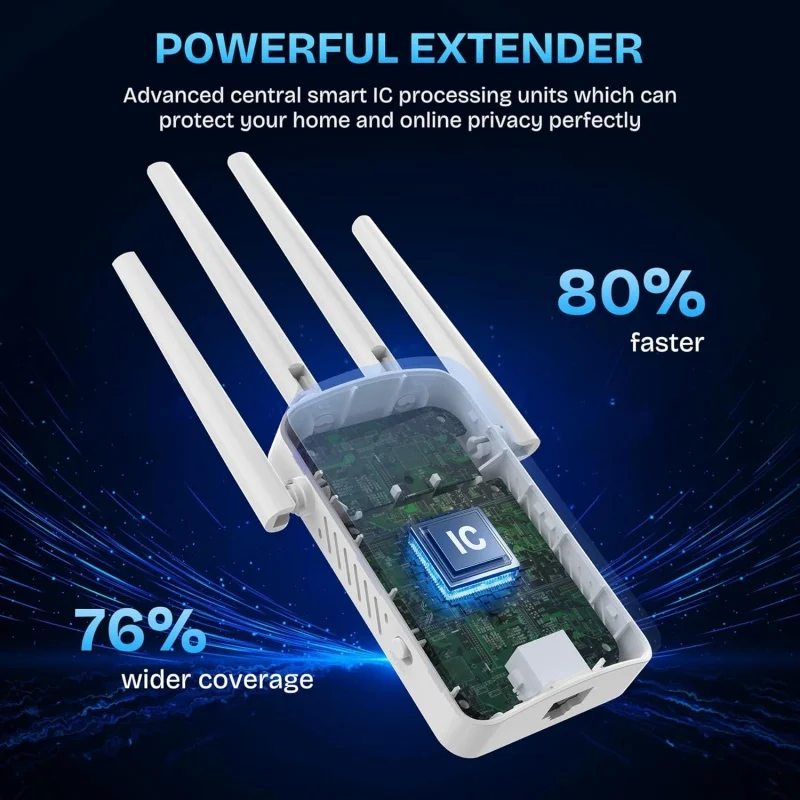 1200Mbps Dual Band WiFi Repeat - огляд і ціна Home Improvement Hardware