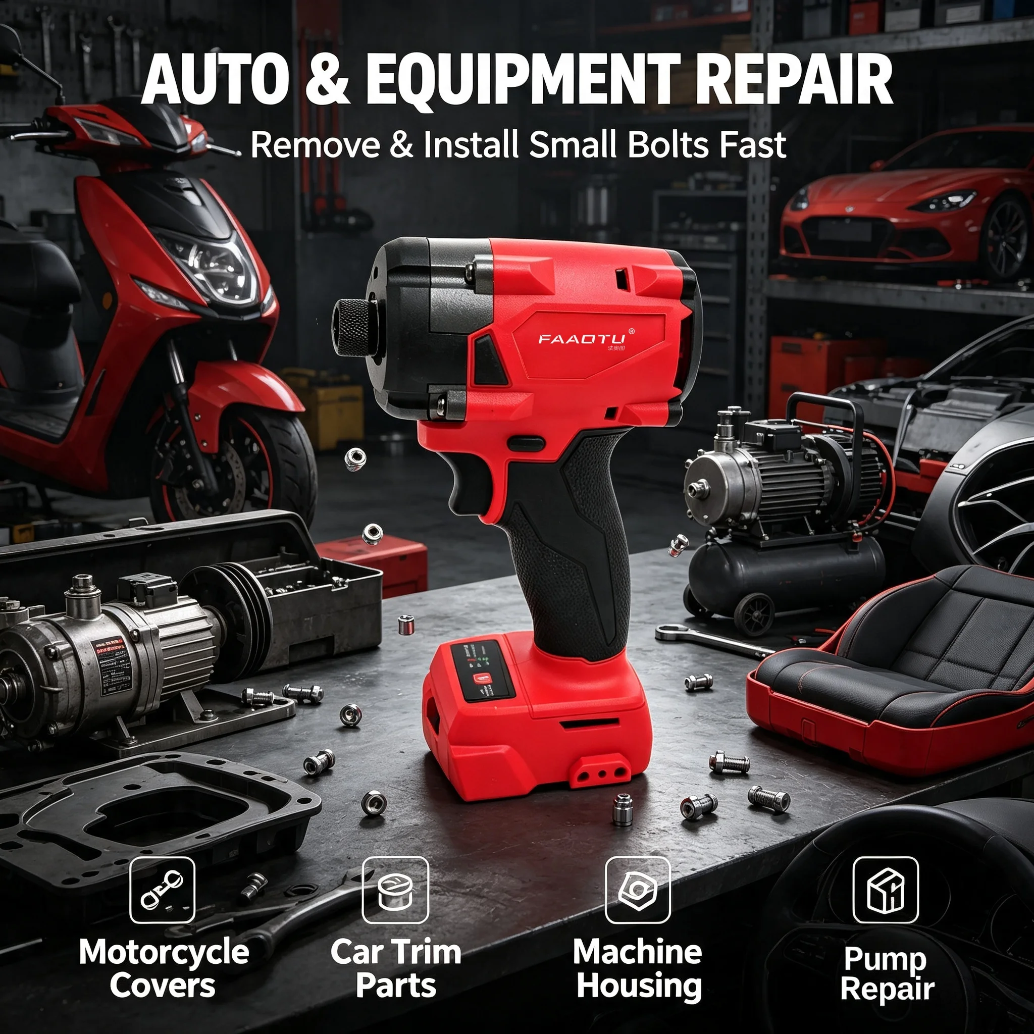 FAAOTU 18V Cordless Electric S - огляд і ціна Home Improvement Usa