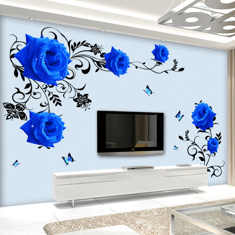 Large Size Blue Rose Flowers W - огляд і ціна Home Improvement Tv Show