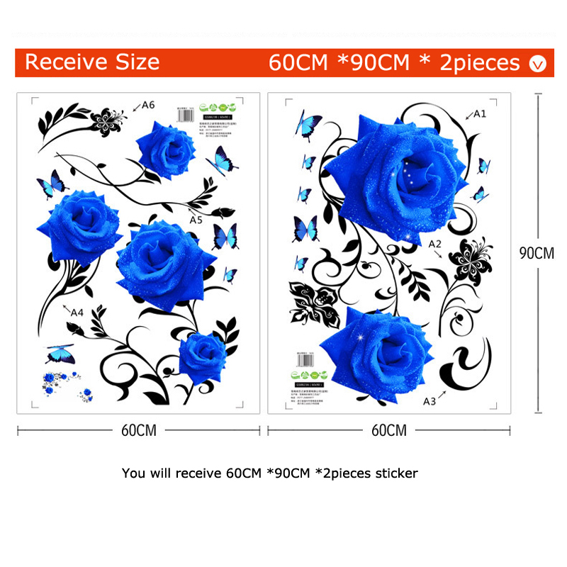 Large Size Blue Rose Flowers W - огляд і ціна Home Improvement Tv Show